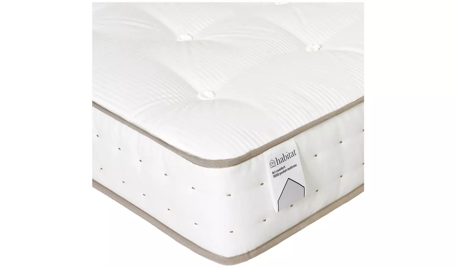 Habitat Ari Natural 1000 Pocket Comfort Mattress - Double