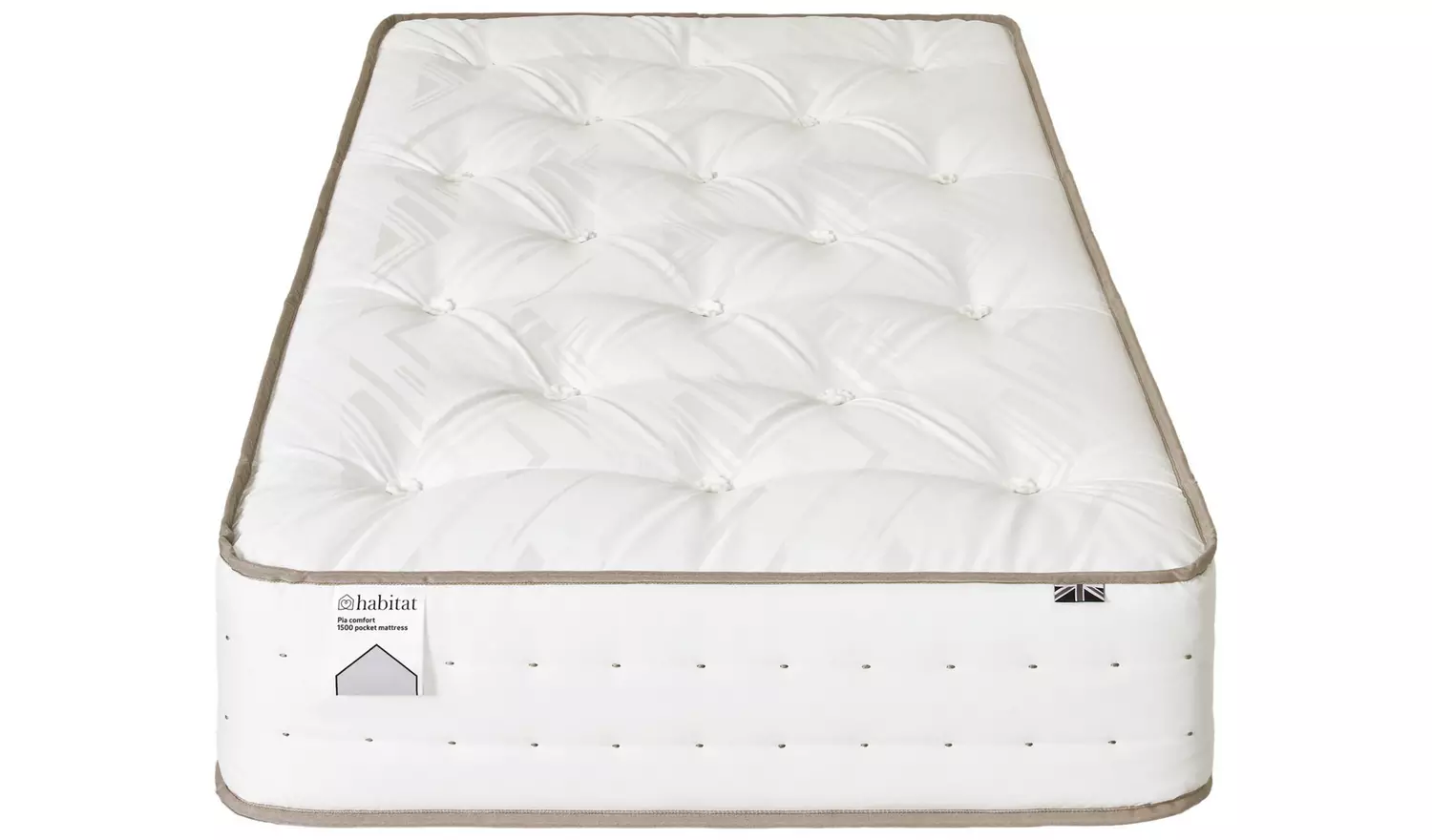 Habitat Pia Natural 1500 Pocket Comfort Mattress - Single
