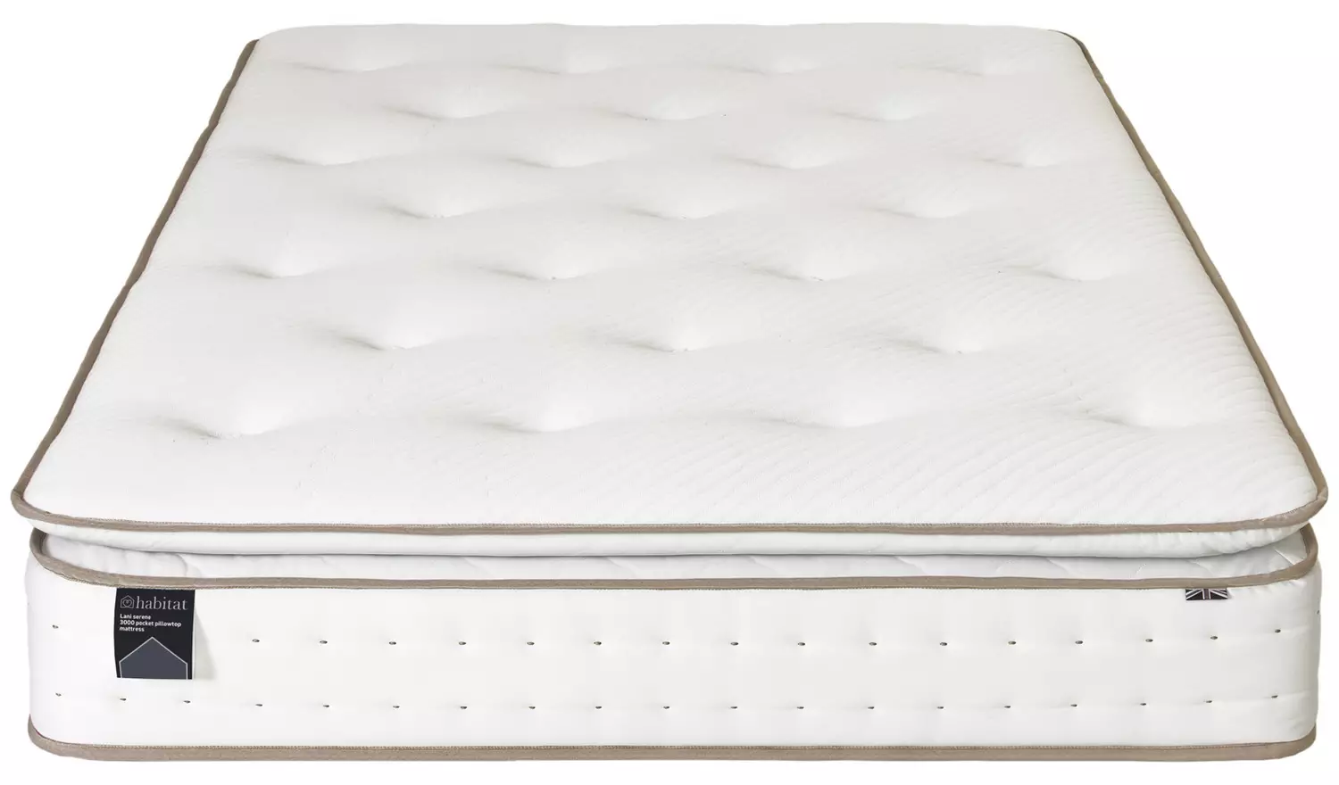 Habitat Lani Natural 3000 Pkt Pillowtop Mattress - Double
