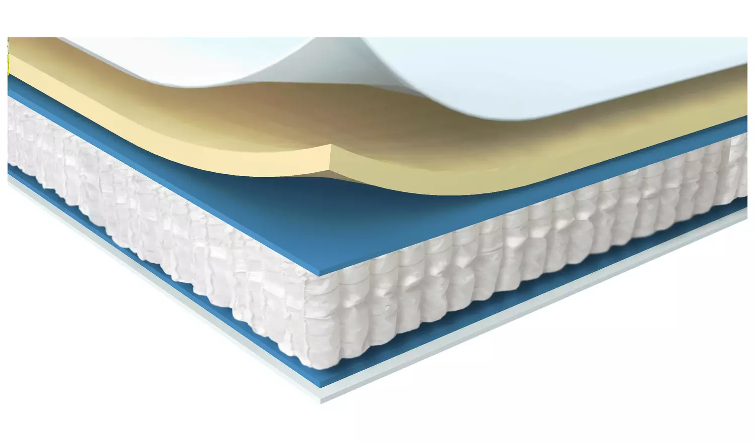 Argos Home Henlow 1200 Pocket Memory Foam Mattress - Single