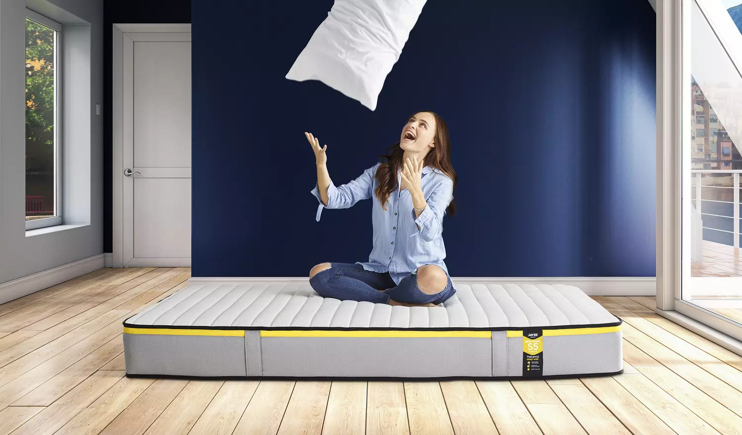Jay-Be Benchmark S5 Hybrid Eco Friendly Single Mattress