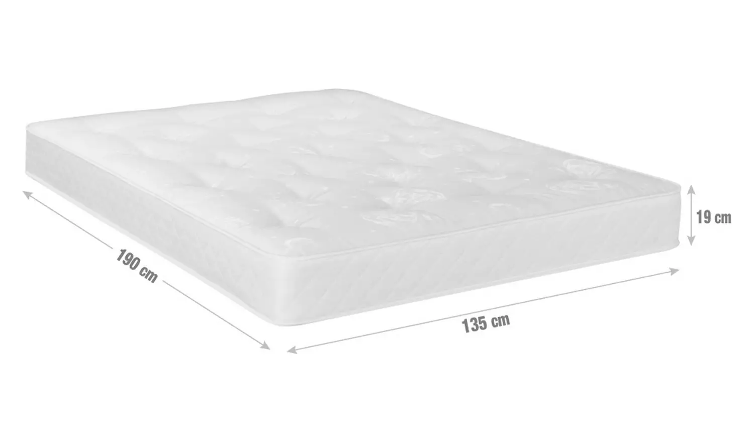 Argos Home Carlton 800 Pocket Sprung Double Mattress