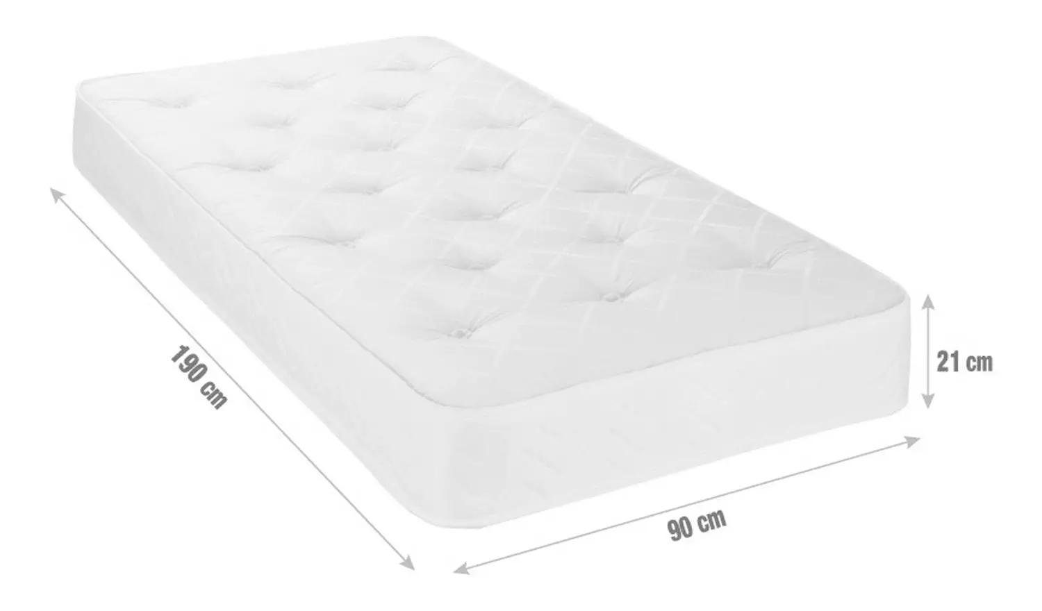 Argos Home Henlow 1200 Pocket Single Mattress