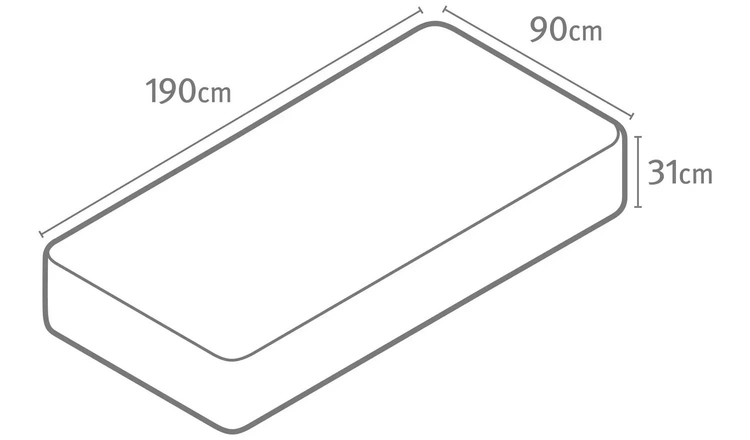 Silentnight Airmesh Comfort 1600 Pocket Mattress - Single