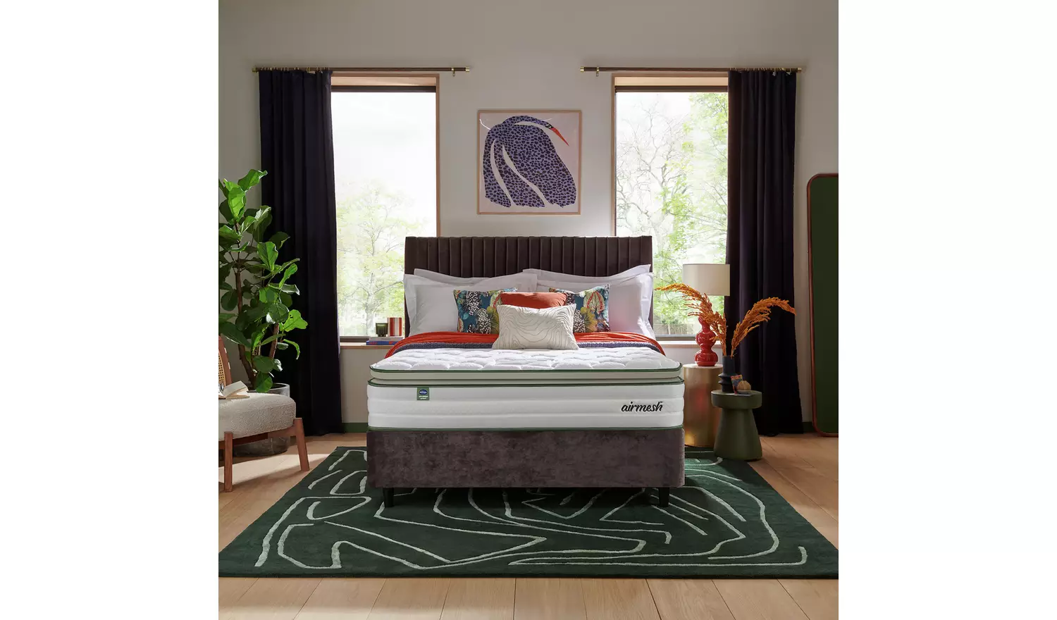 Silentnight Airmesh 2000 Pillowtop Mattress - Double