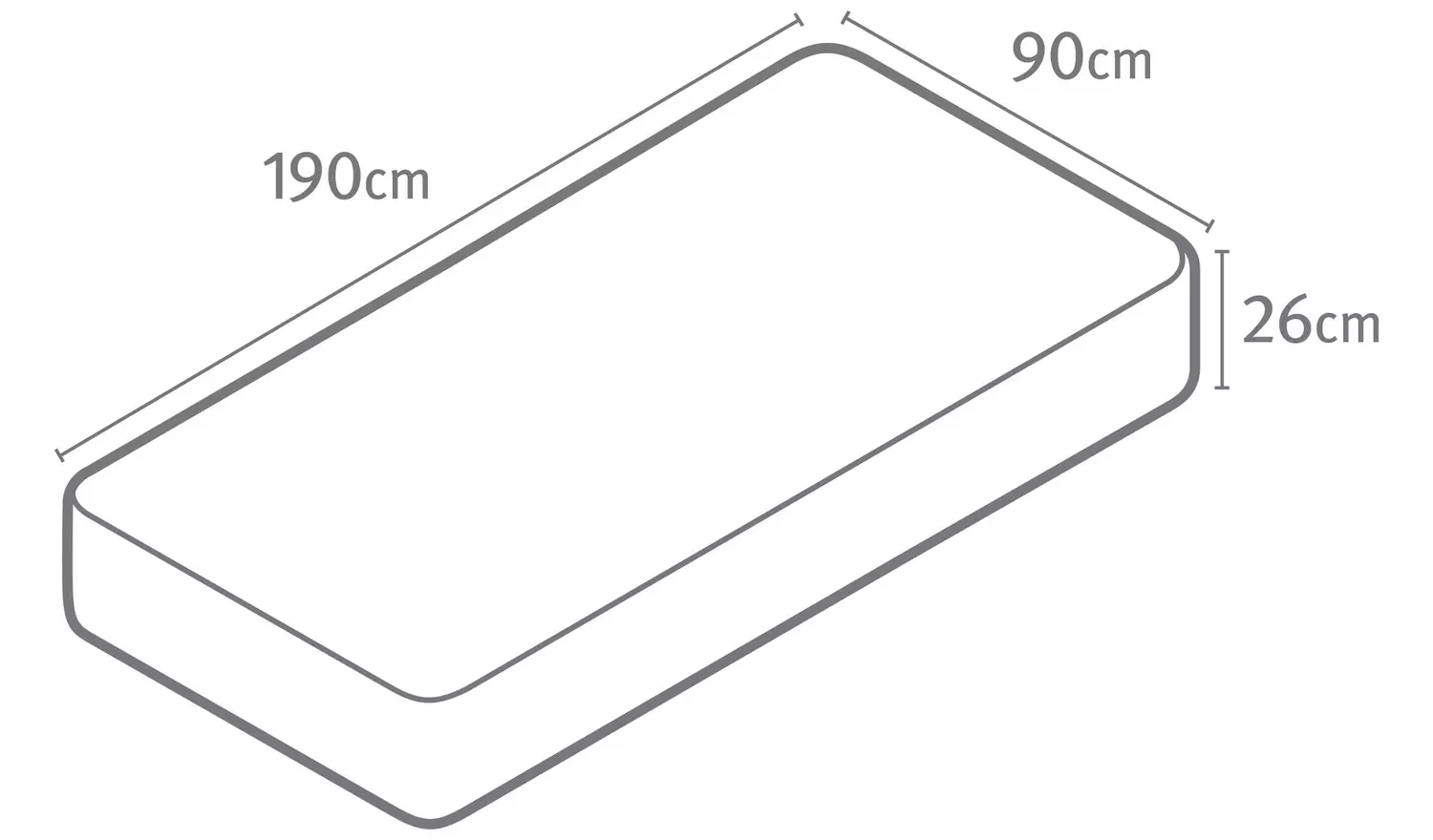 Silentnight Middleton 800 Pocket Memory Mattress - Single