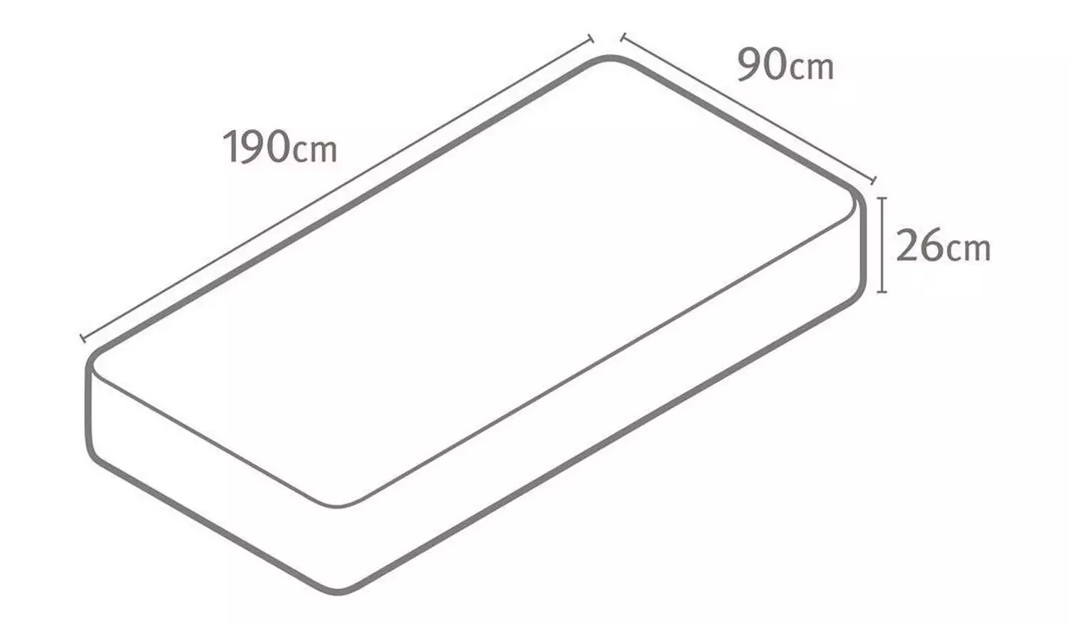 Silentnight Marlow 1000 Pocket Memory Mattress - Single