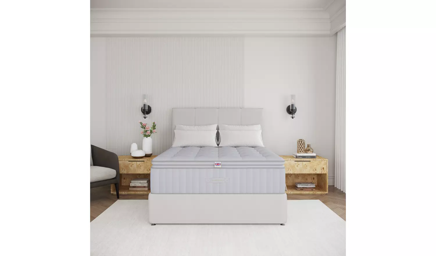 Millbrook Sensation 3500 Pocket Pillowtop Mattress-Superking