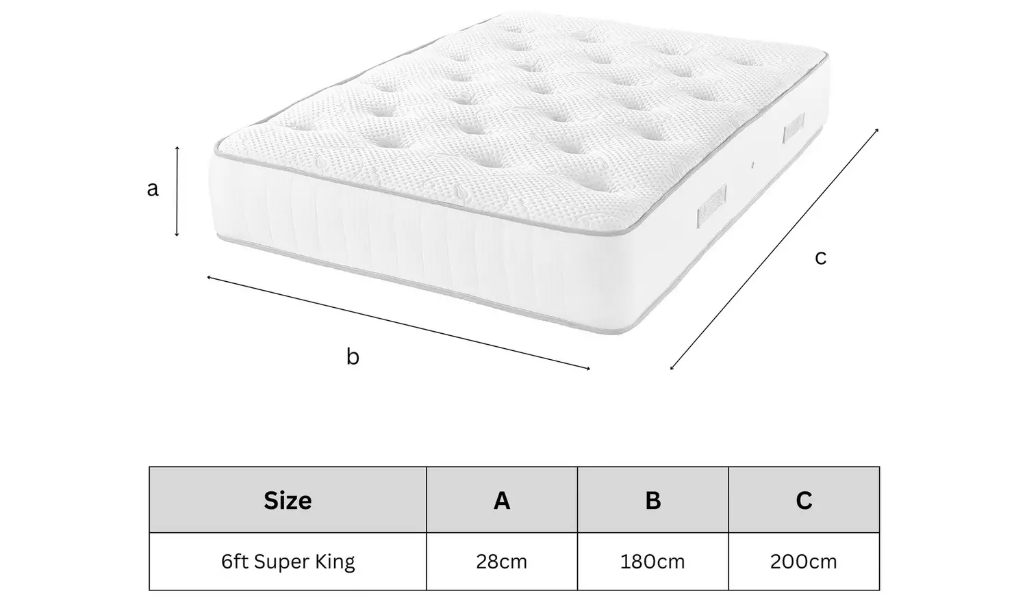Aspire 2000 Pocket Natural Mattress - Superking