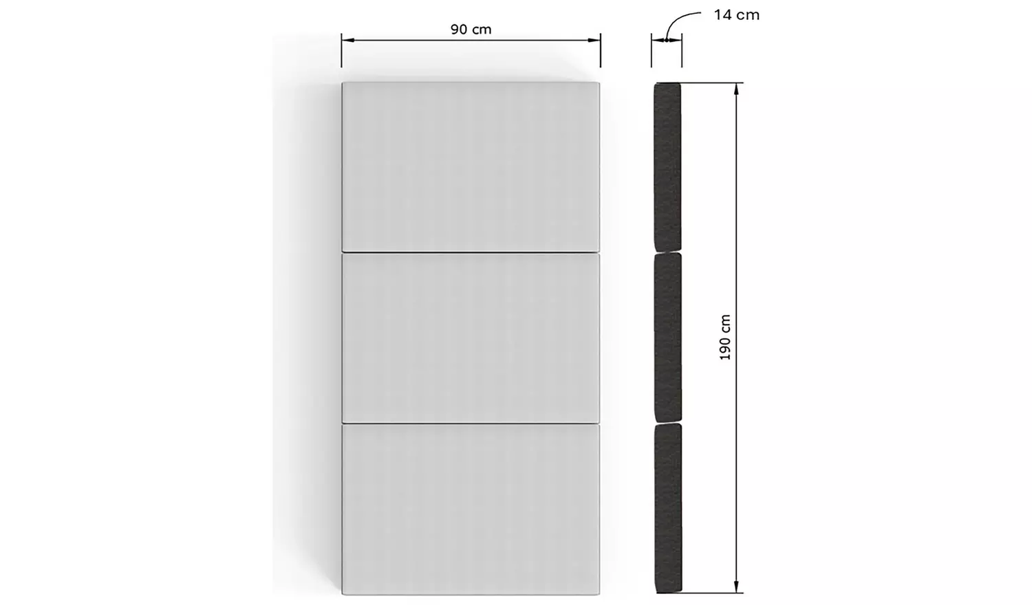 GFW Sleepy Castle Foldable 14cm Mattress -Single