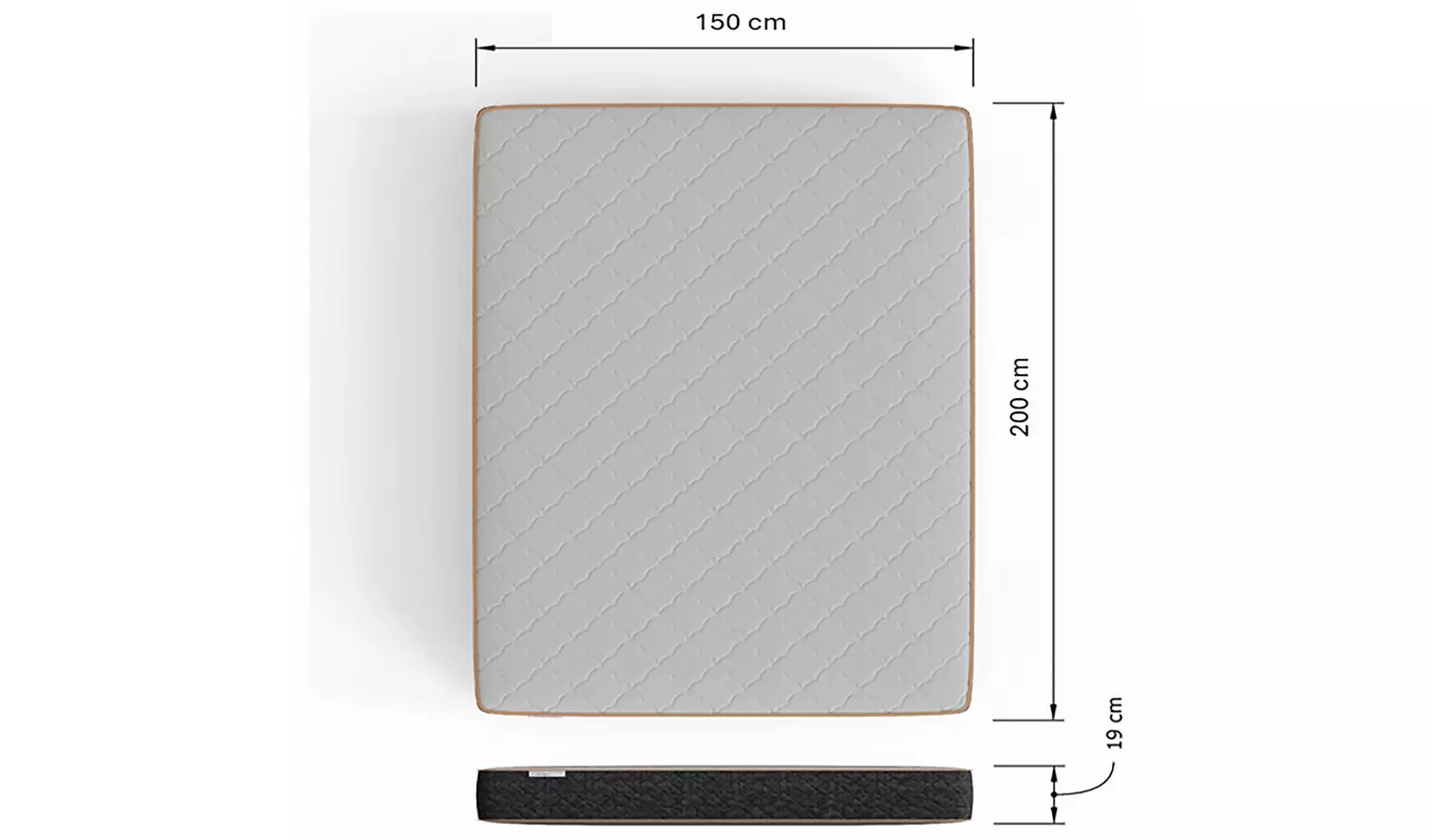 GFW Sleepy Castle Open Coil Mattress - Kingsize