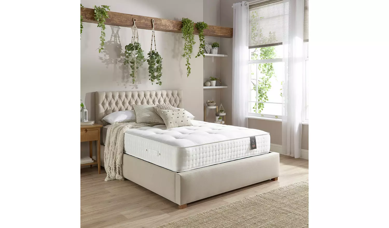 Aspire 3000 Pocket Natural Mattress - Small Double