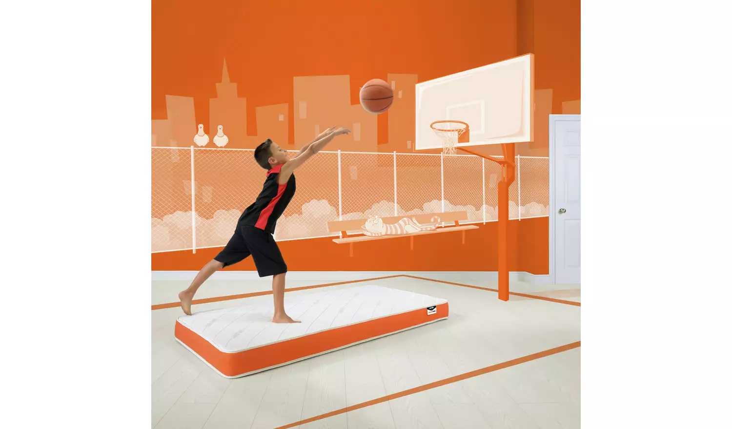 JAY-BE Open Coil Foam Free Kids Single Mattress