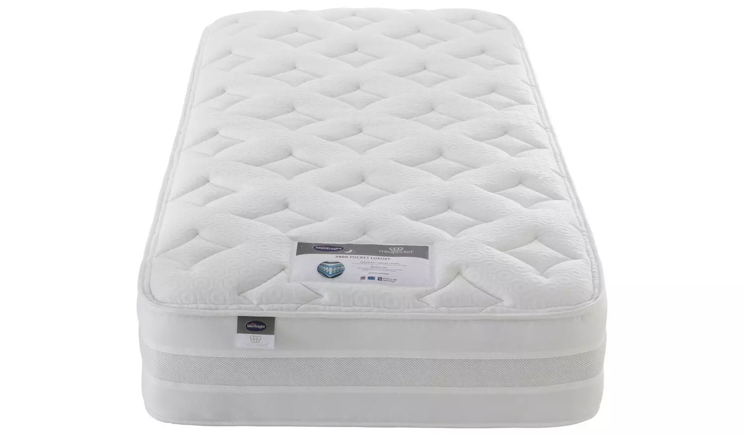 Silentnight 2000 Pocket Luxury Mattress - Single