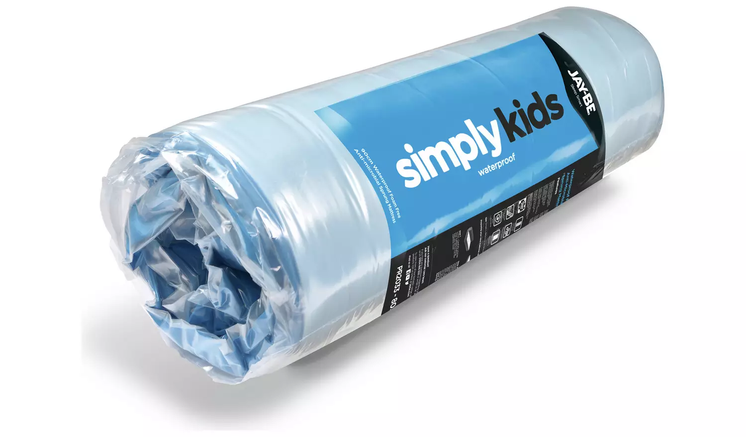 JAY-BE Open Coil Waterproof Kids Single Mattress