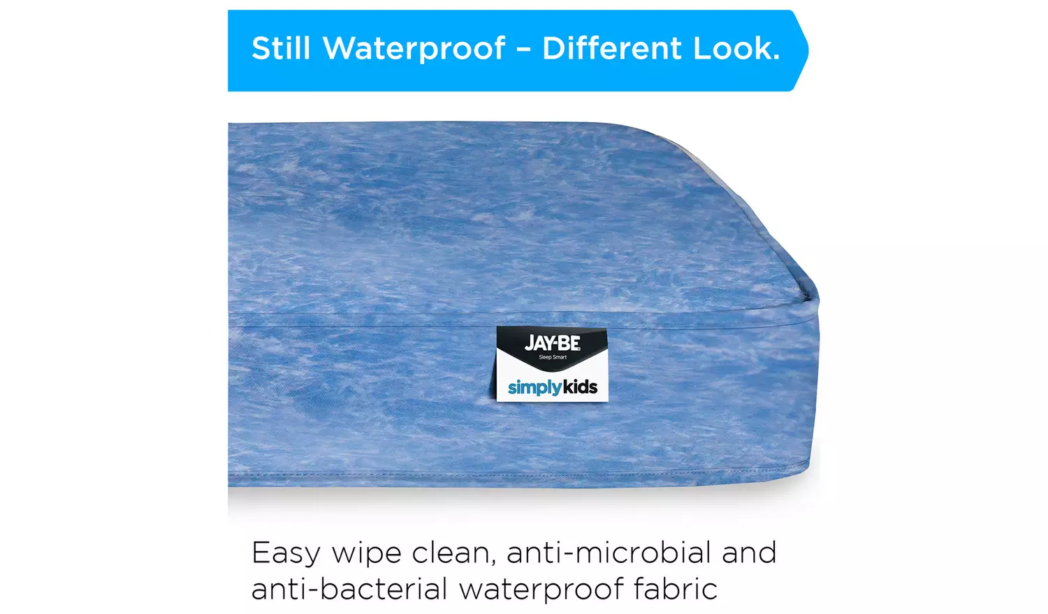 JAY-BE Open Coil Waterproof Kids Single Mattress