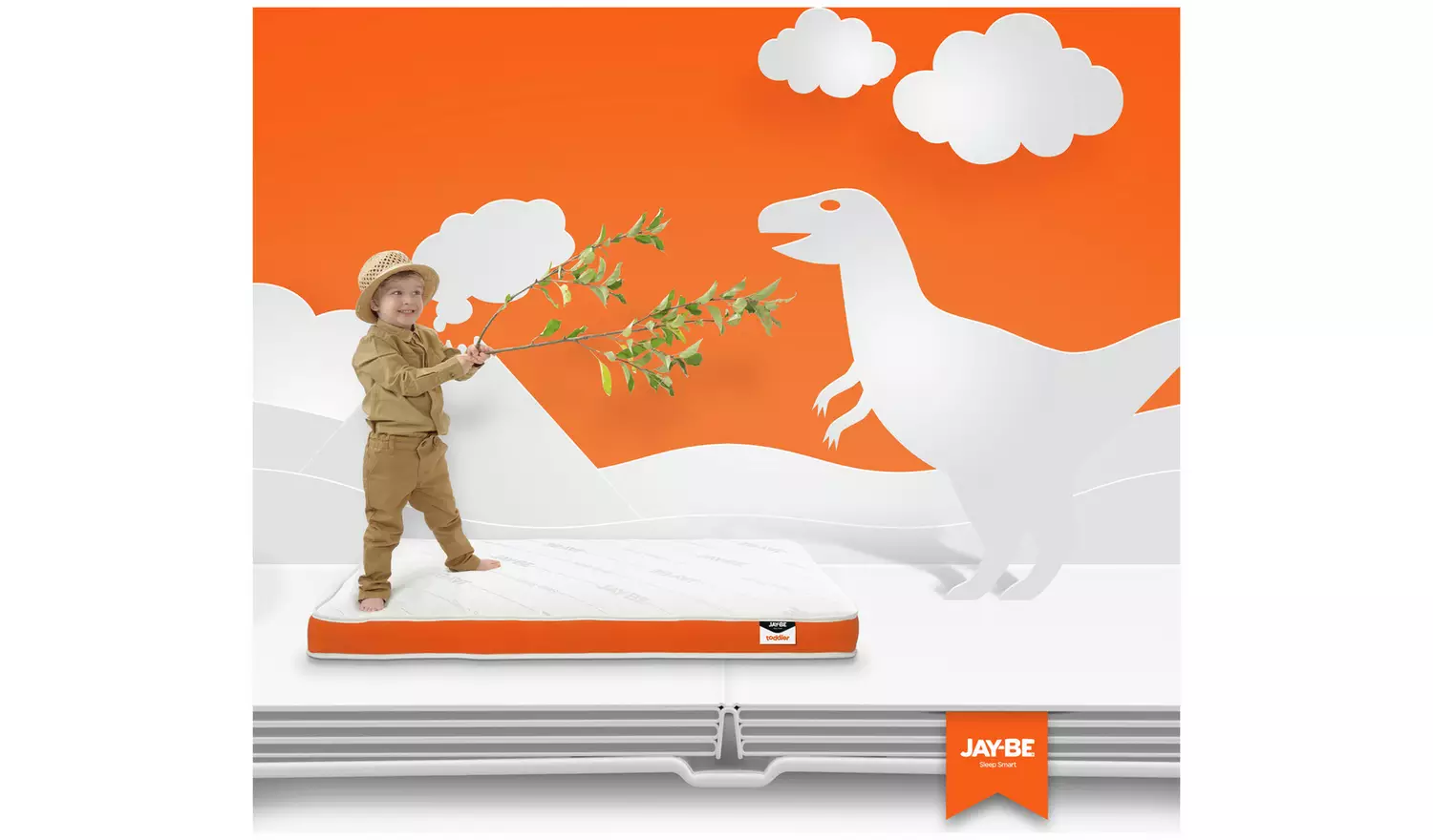 JAY-BE Open Coil Foam Free Toddler Mattress