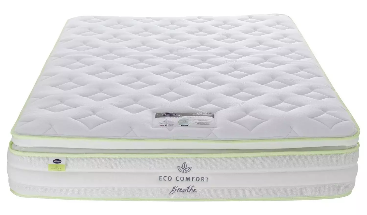 Eco Comfort Breathe 2000 Pillowtop Mattress - Double