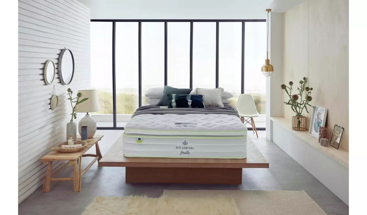 Eco Comfort Breathe 2000 Pillowtop Mattress - Kingsize