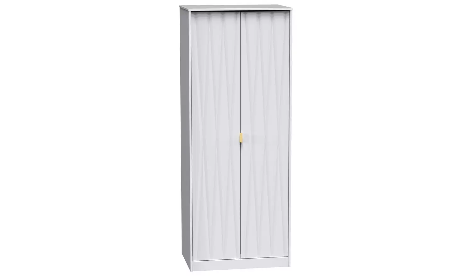 Shimmer 2 Door Wardrobe - White