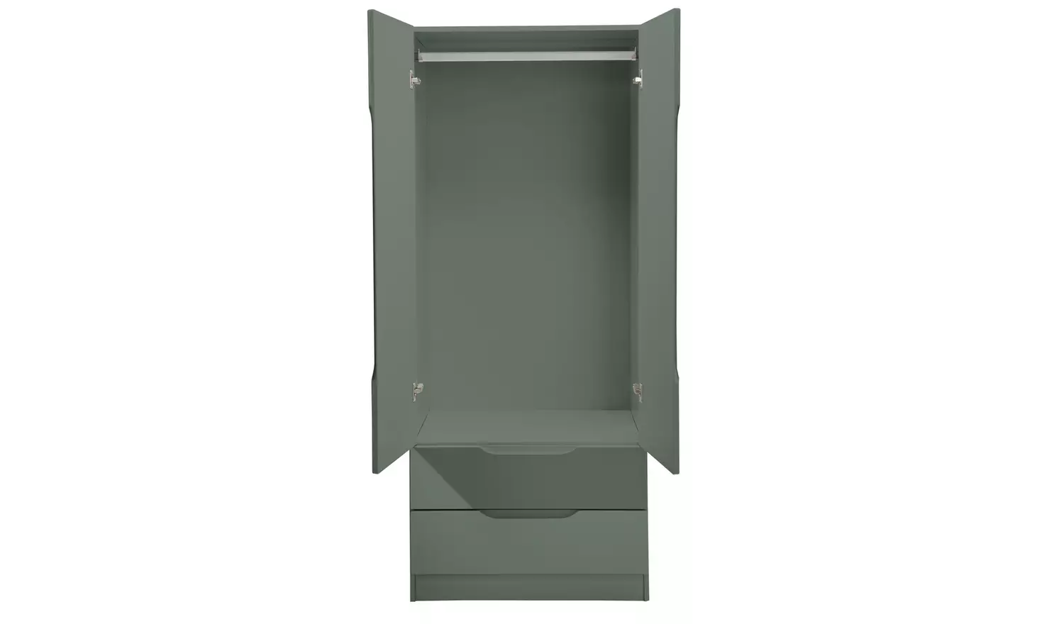 Legato 2 Door 2 Drawers Wardrobe - Green