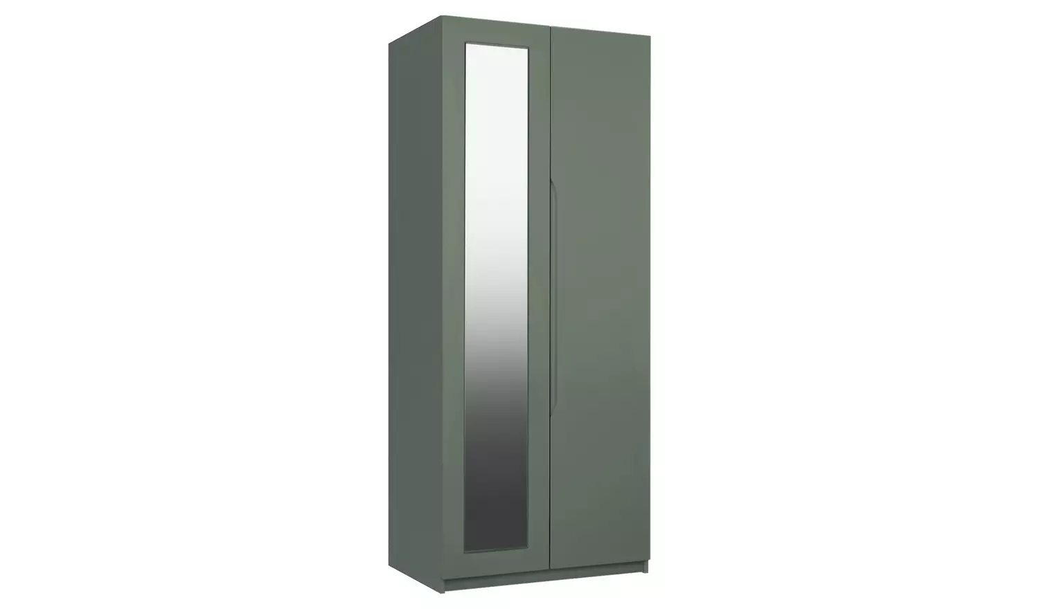 Legato 2 Door Mirrored Wardrobe - Green