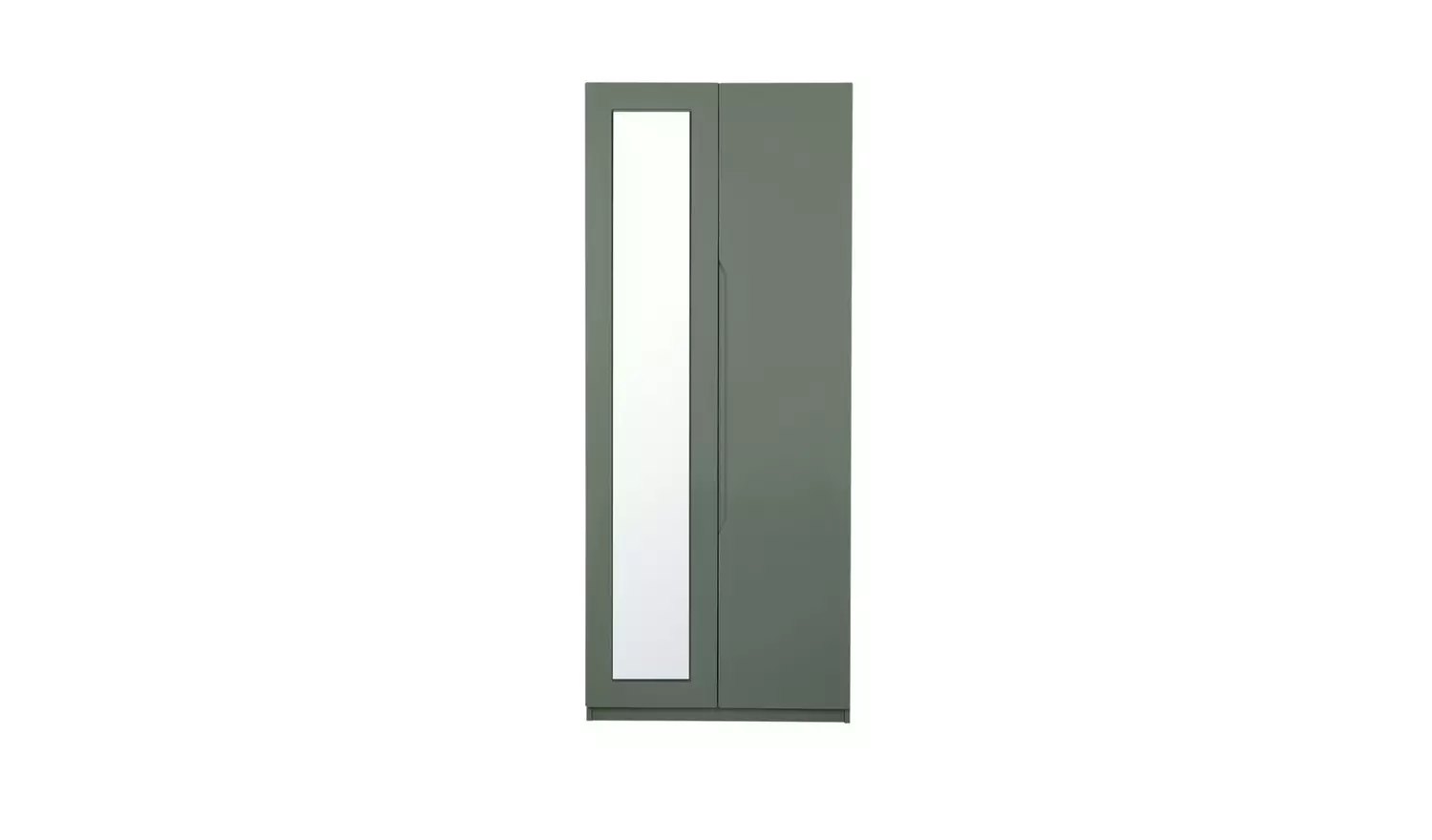Legato 2 Door Mirrored Wardrobe - Green