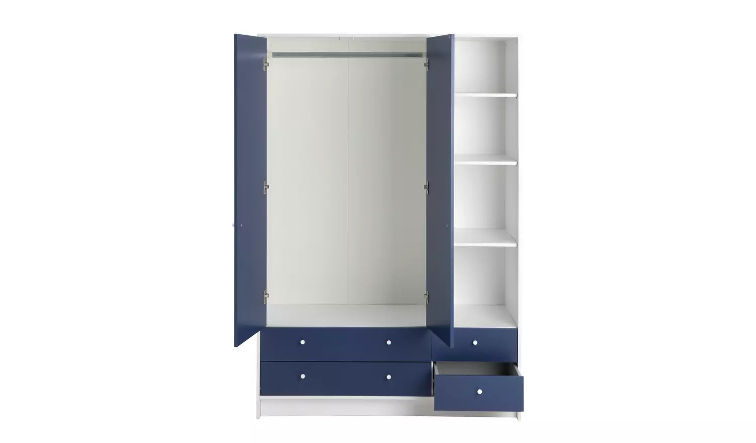 Argos Home Kids Malibu 2 Door 4 Drawer Wardrobe - Blue
