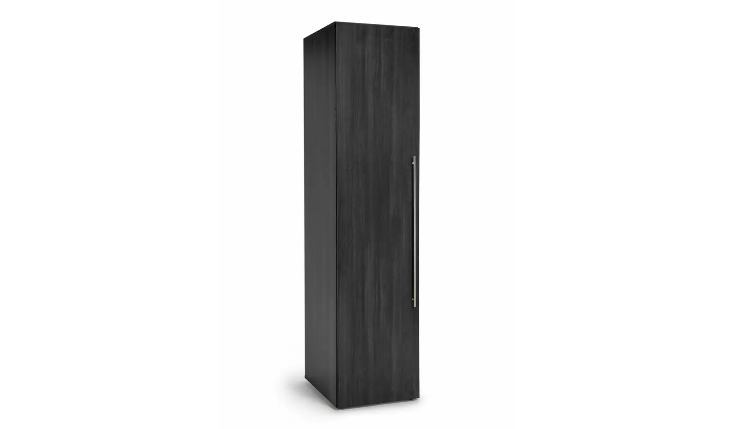Habitat Atlas 1 Door Wardrobe - Black & Brown