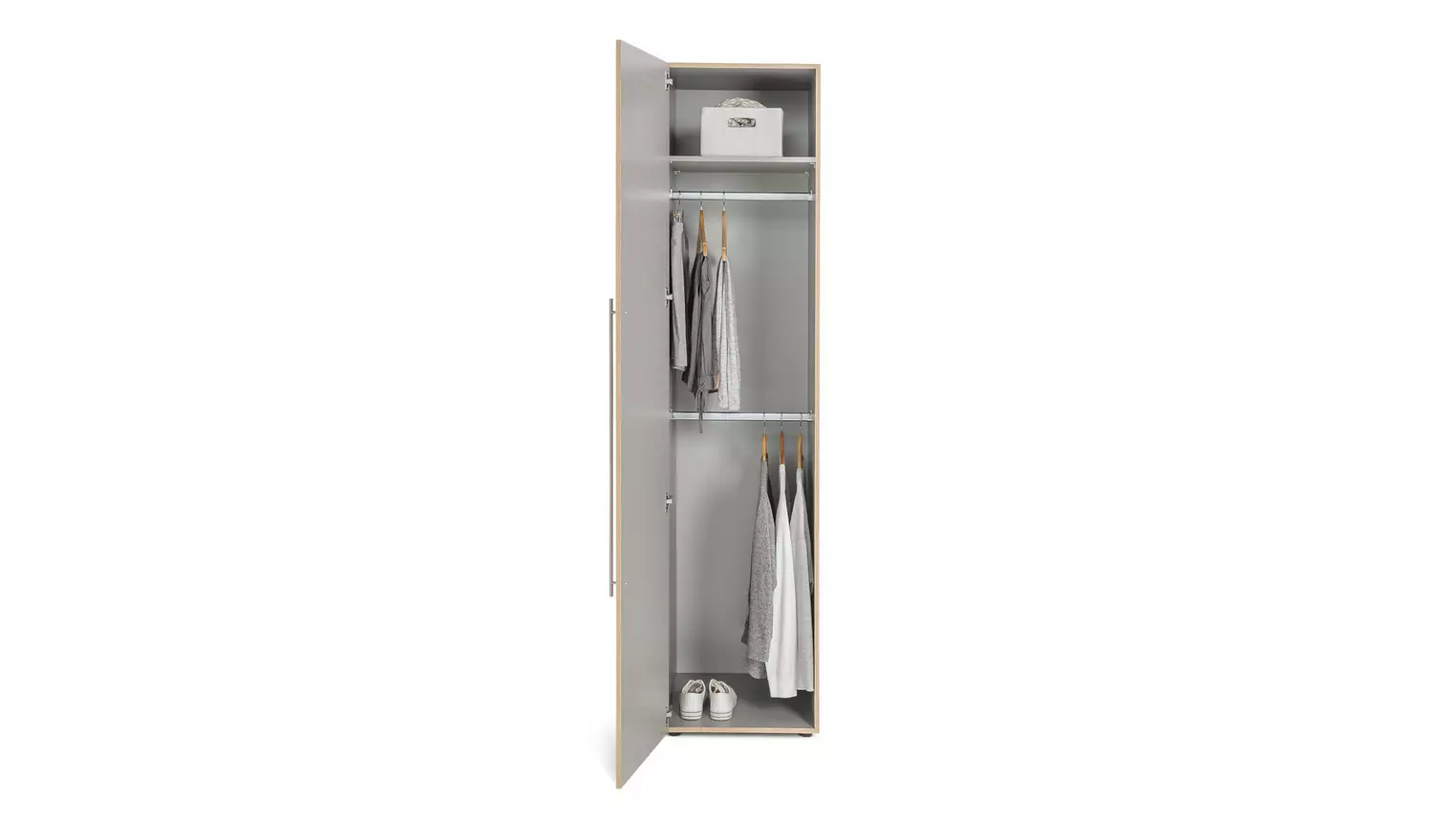 Habitat Atlas 1 Door Wardrobe - Oak