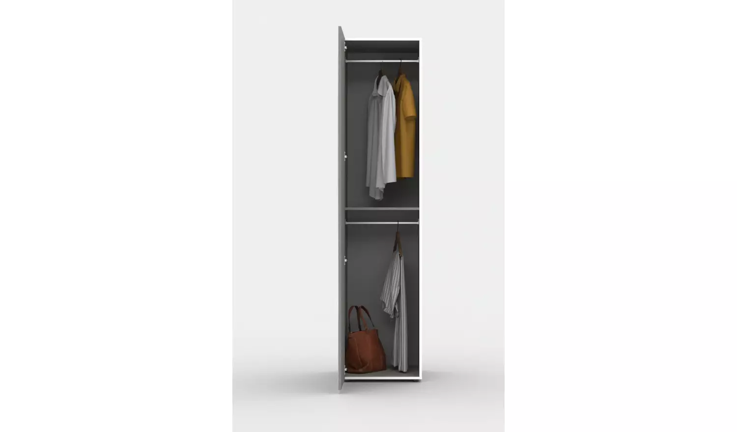 Habitat Atlas 1 Door Wardrobe - Oak