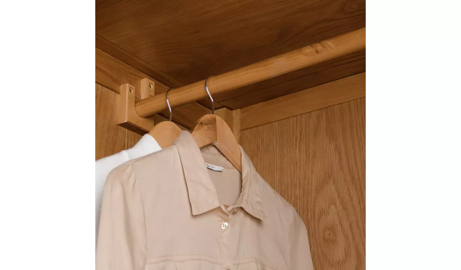 Argos Home Kent 2 Door 1 Drawer Wardrobe - Oak