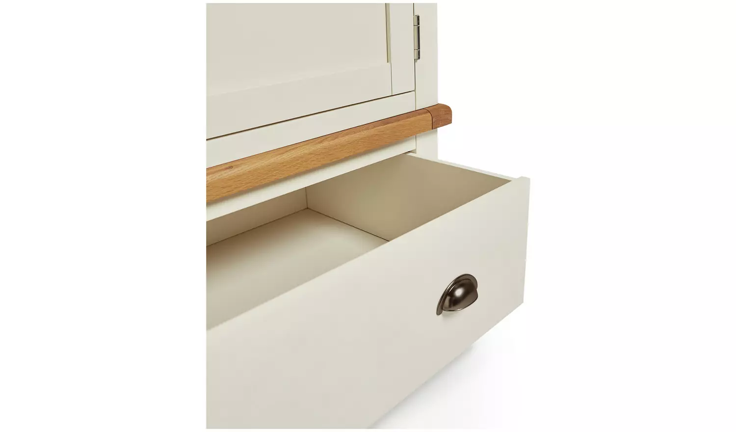 Argos Home Kent 2 Door 1 Drawer Wardrobe - Cream and Oak