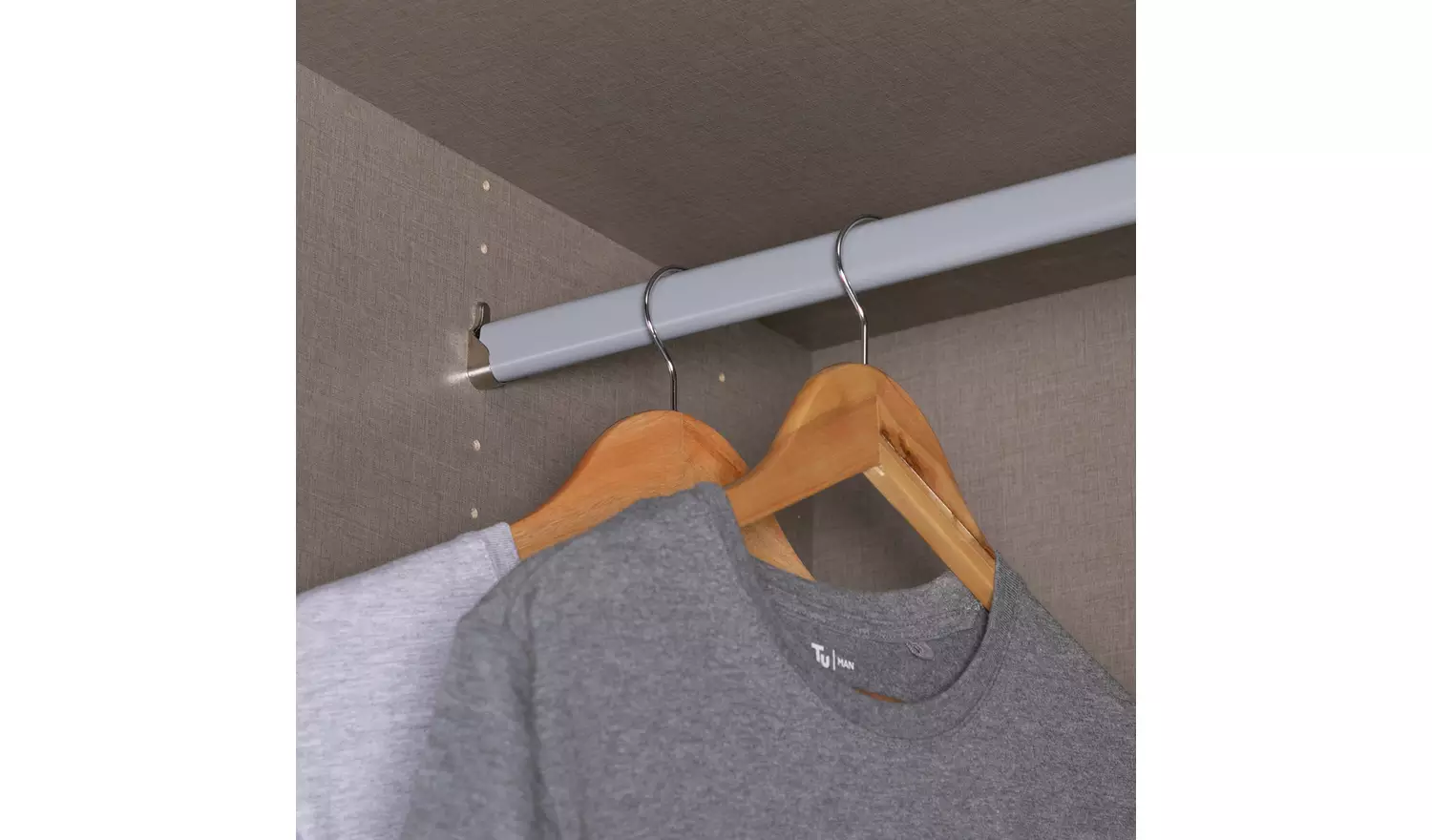 Habitat Munich Panelled 4 Door Wardrobe - Anthracite