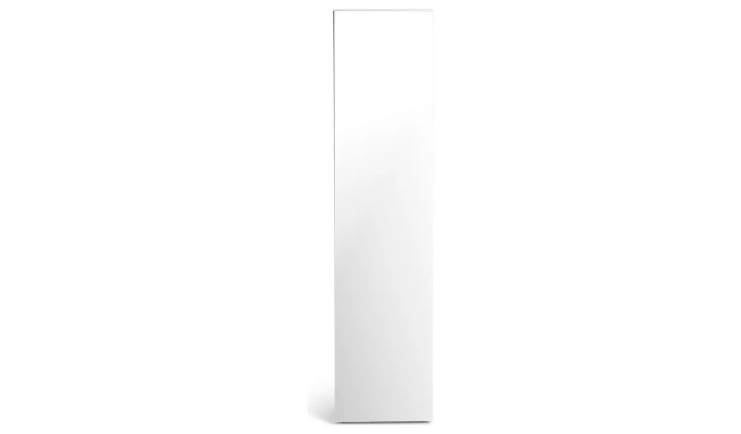 Habitat Atlas 1 Door Mirrored Tall Wardrobe - White