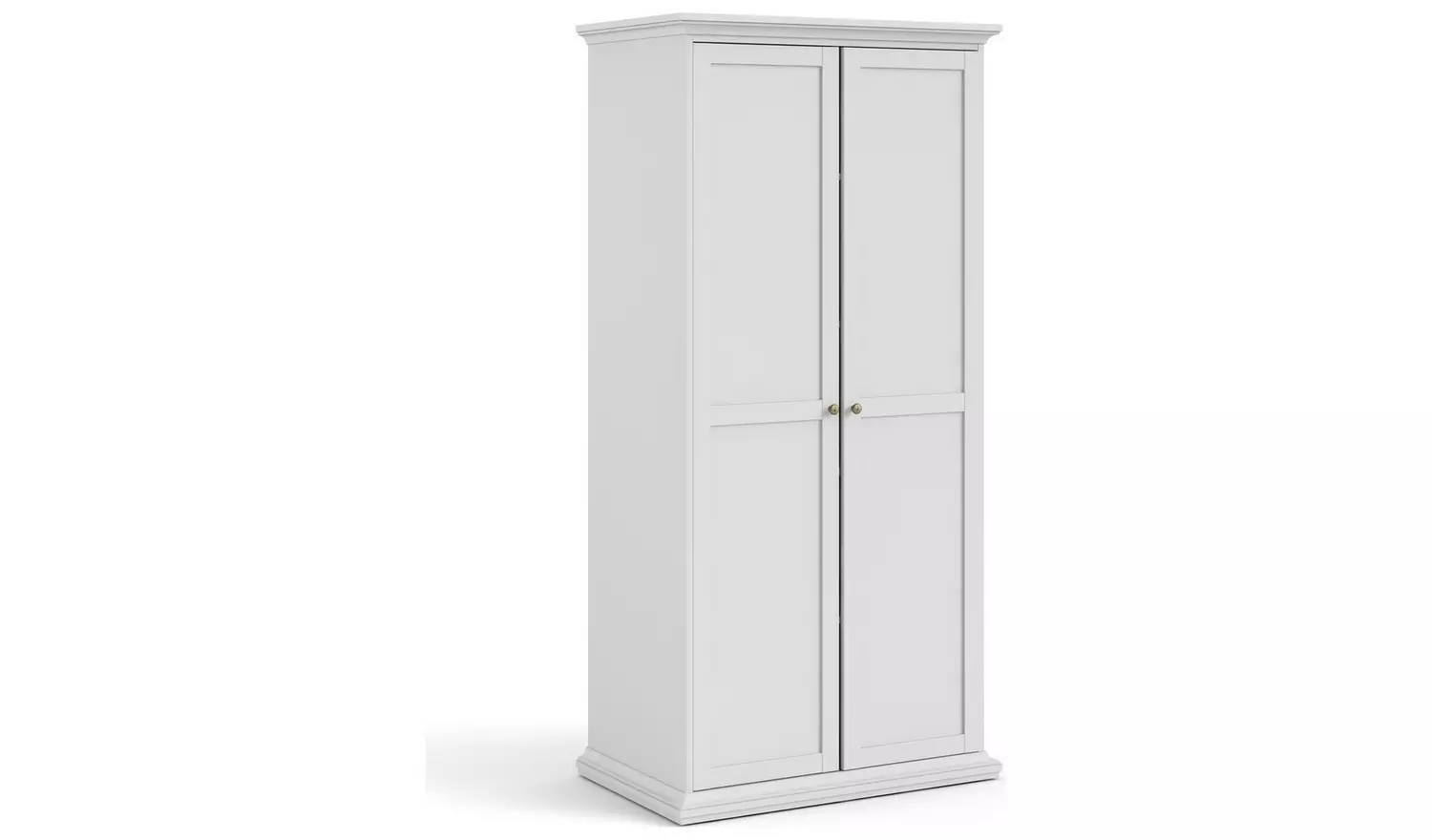 Tvilum Paris 2 Door Wardrobe - White