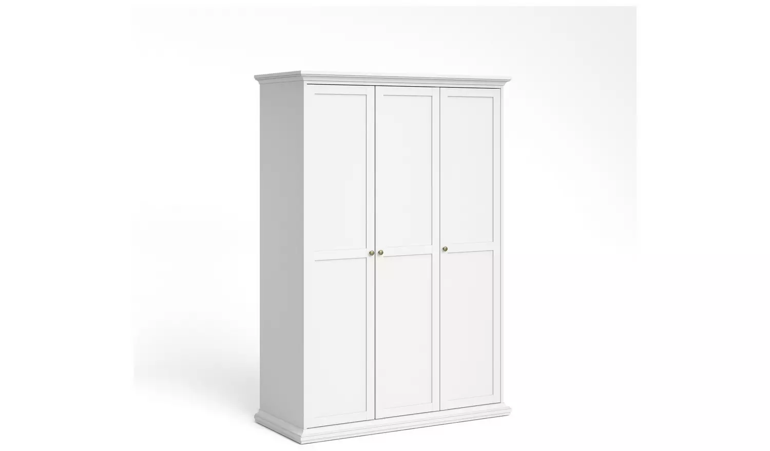 Tvilum Paris 3 Door Wardrobe - White