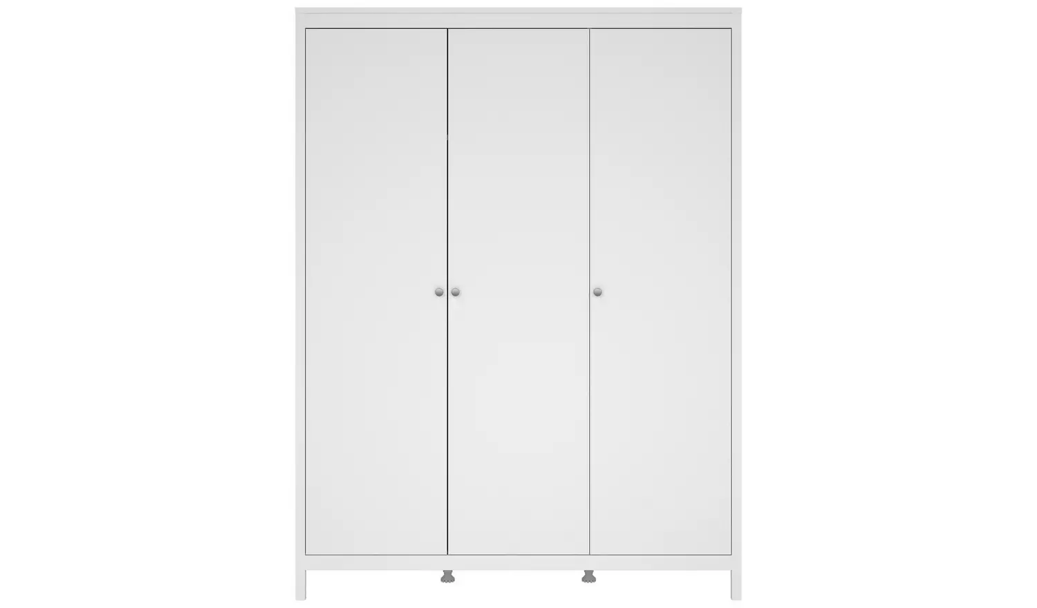 Tvilum Madrid 3 Door Wardrobe - White