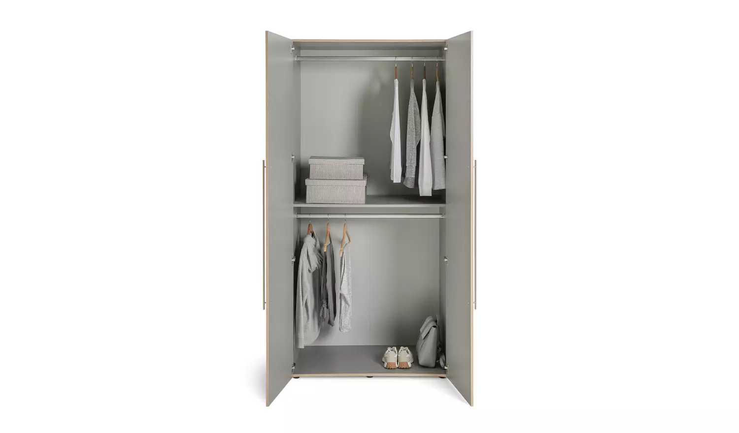 Habitat Atlas 2 Door Wardrobe - Oak