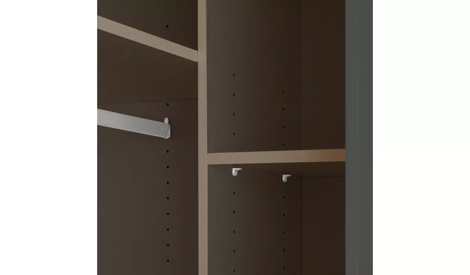 Habitat Munich Corner 3 Door Wardrobe - Anthracite