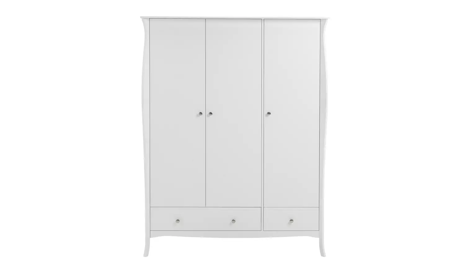 Argos Home Amelie 3 Door 2 Drawer Wardrobe - White