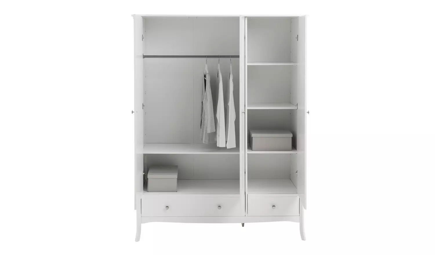 Argos Home Amelie 3 Door 2 Drawer Wardrobe - White