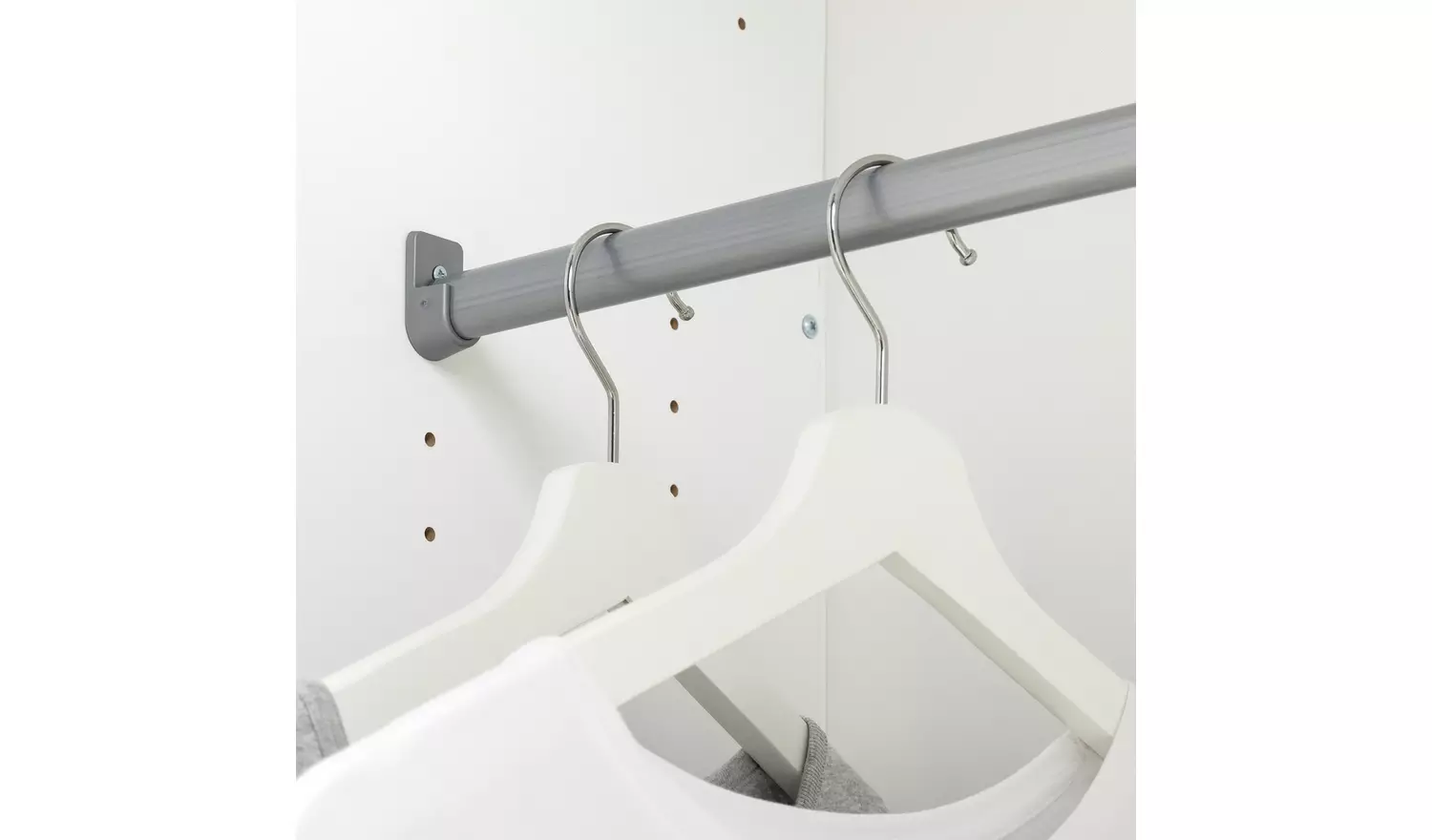 Argos Home Amelie 3 Door 2 Drawer Wardrobe - White