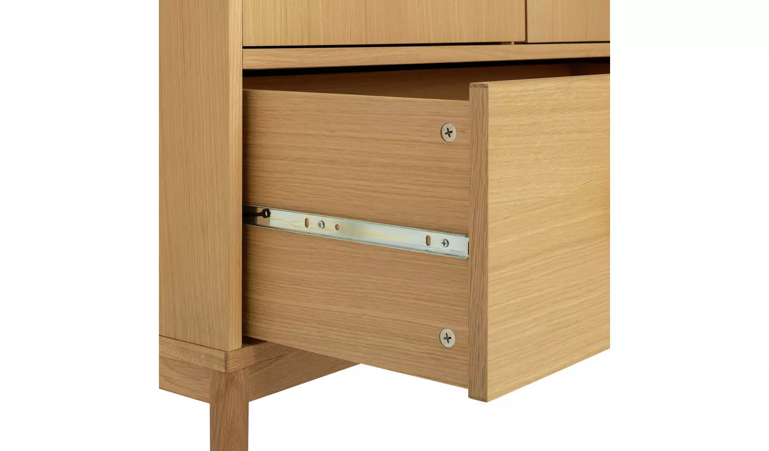 Habitat Cornelia 2 Door 1 Drawer Wardrobe - Oak