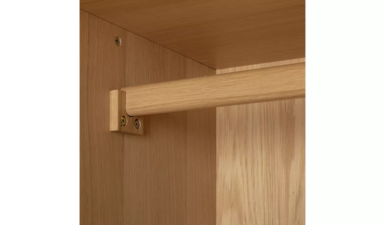 Habitat Cornelia 2 Door 1 Drawer Wardrobe - Oak