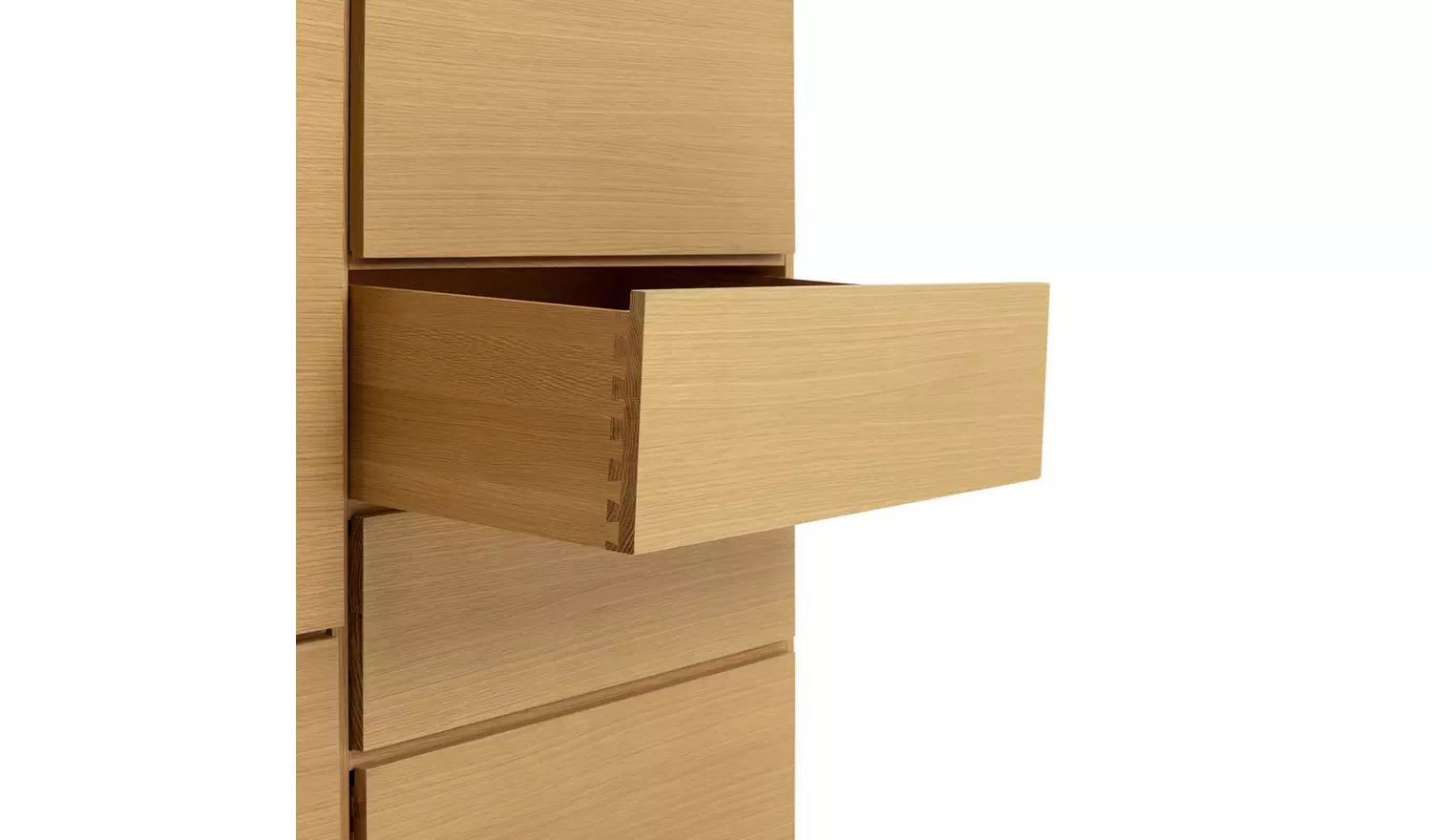 Habitat 60 Hana 2 Door 5 Drawer Wardrobe - Oak