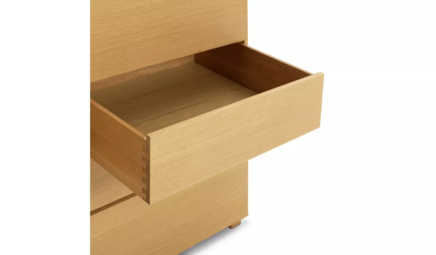 Habitat 60 Hana 2 Door 5 Drawer Wardrobe - Oak