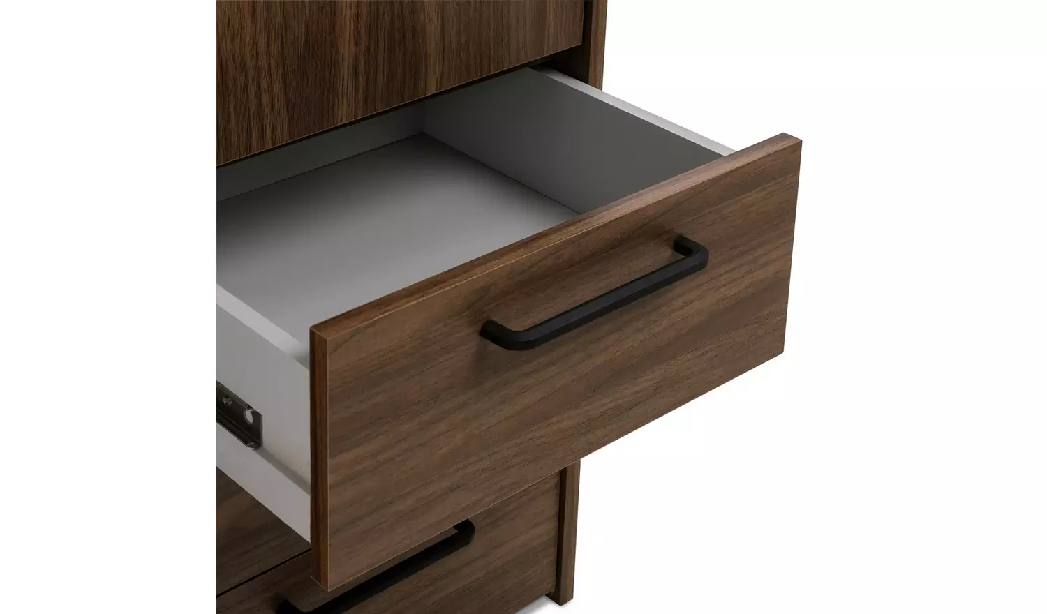 Habitat Oldham 2 Door 3 Drawer Wardrobe - Walnut