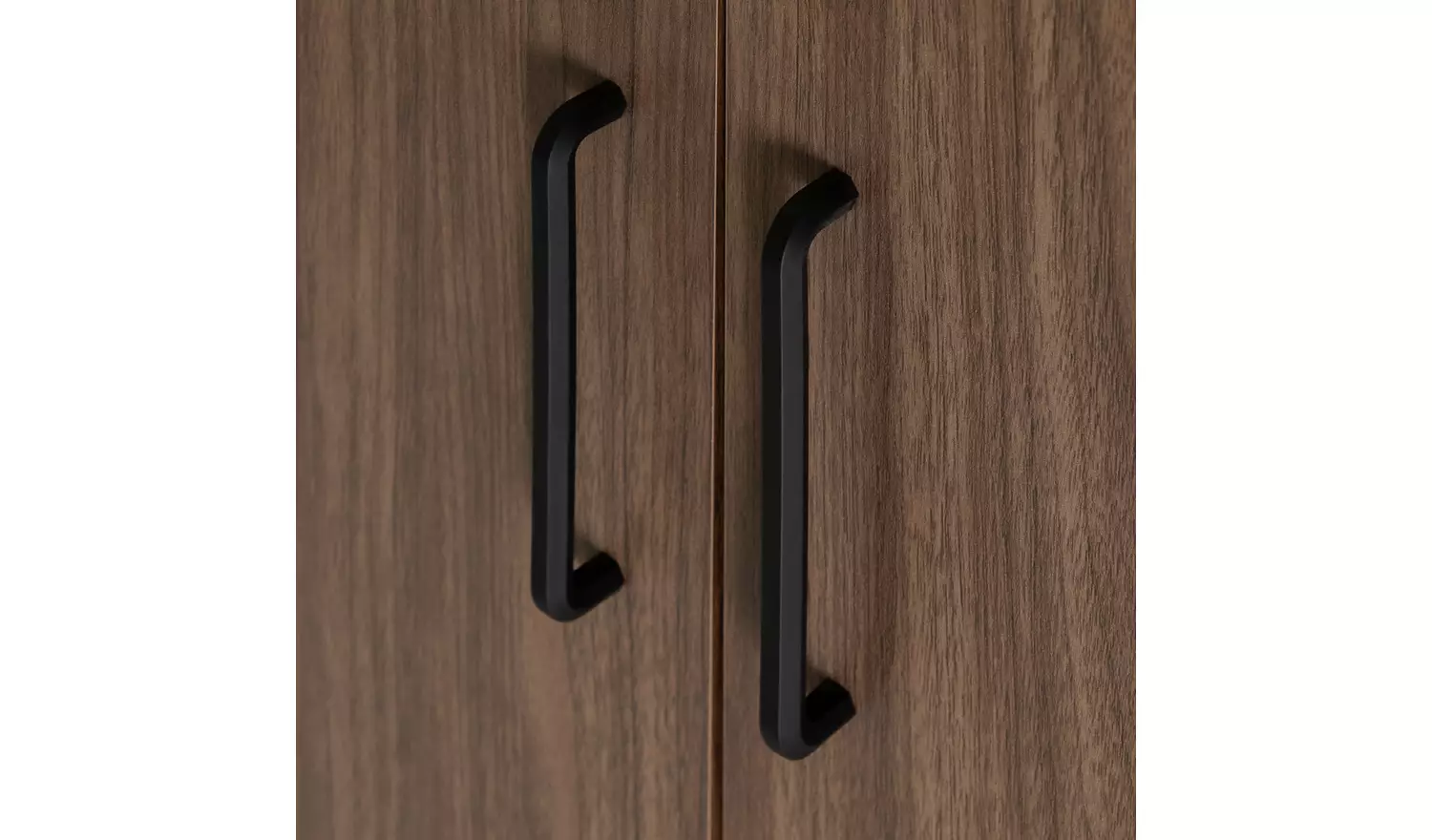 Habitat Oldham 2 Door 3 Drawer Wardrobe - Walnut