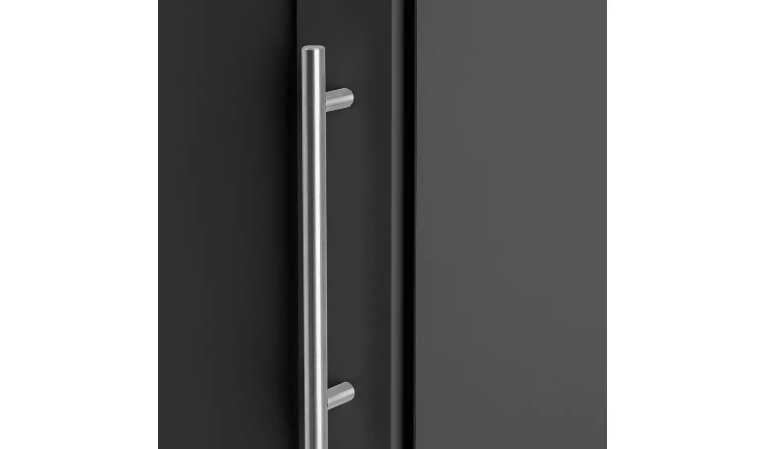 Habitat Munich Panelled Corner 1 Door Wardrobe - Anthracite